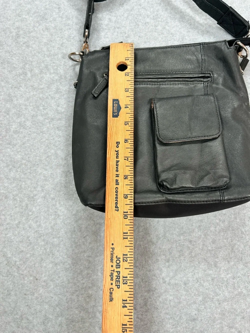 Gun‎ Tote’n Mamas Black Leather Crossbody Bag Concealed Carry Purse